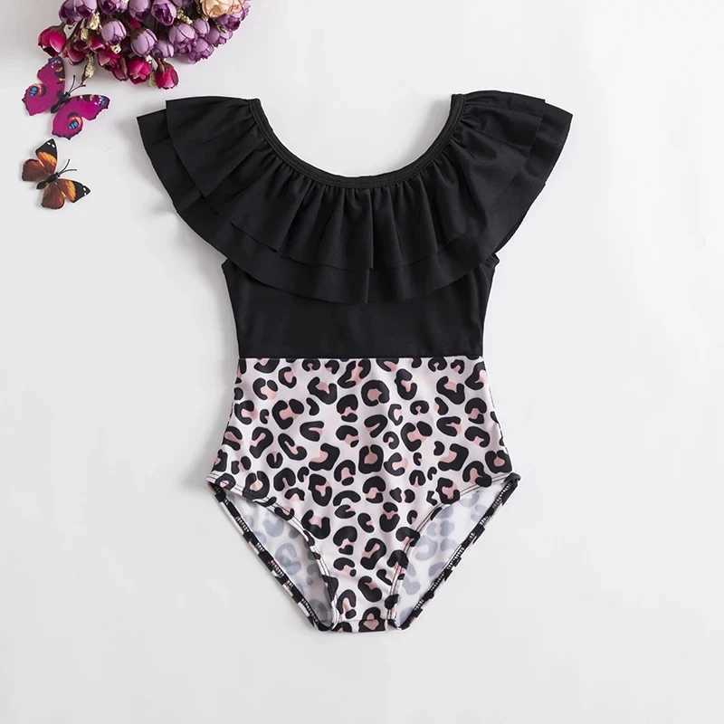 Baby Girls Swim Summer Bikini Set Sun Protection Kids Cute Floral Toddler Learn Swimming Suits One-Piece Sunbeach SwimsuitXJ250214