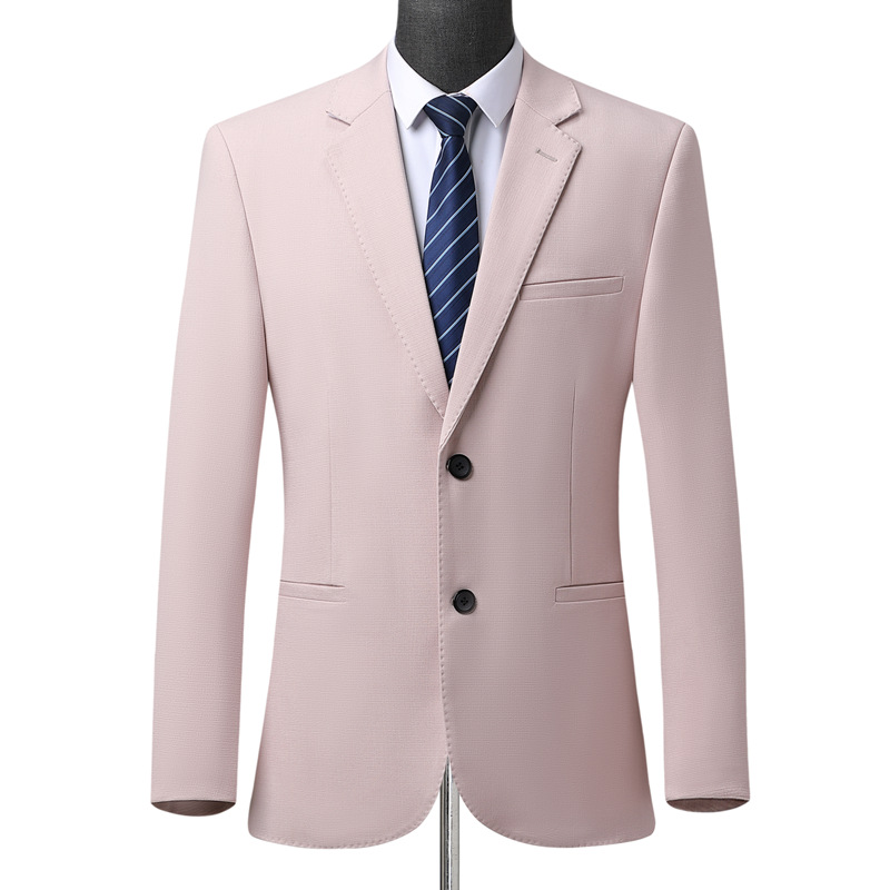 X211Elegant Men's Wool Suit Jacket Perfect for Midlife Casual Style During Fall and Winter