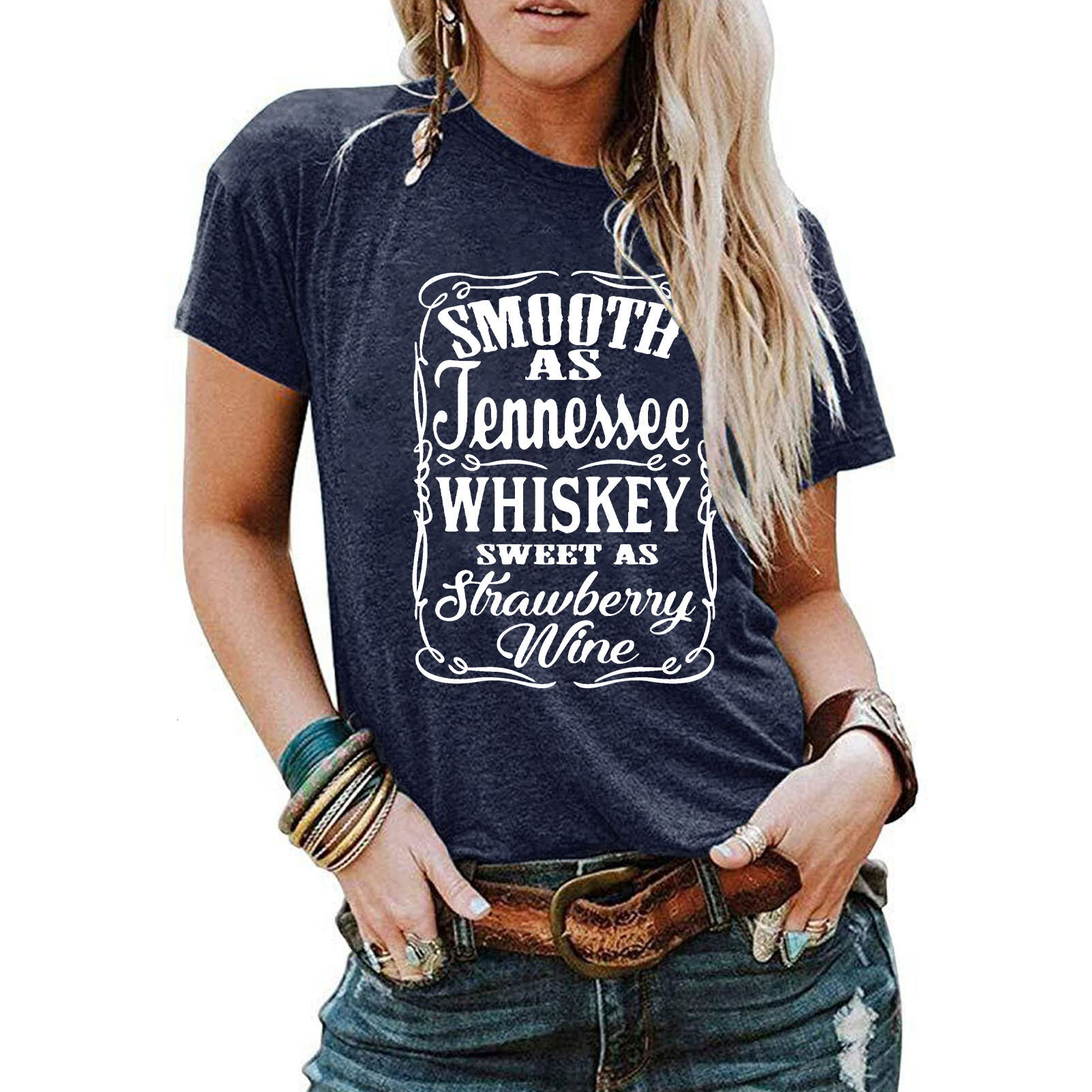 Designer Fashion Trend Spring/summer New Letter Printed Round Neck Loose Short Sleeved T-shirt For Women Top