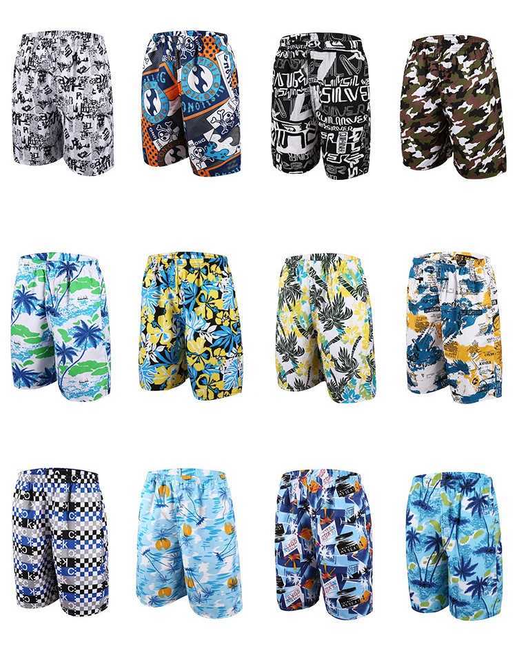 Mens summer beach shorts quick drying surfing shorts casual couple shorts swimming shorts mens board shorts W250215