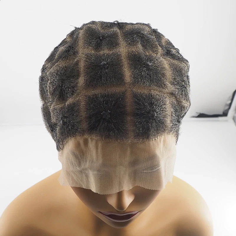 Braiding Wig Cap for Crochet Braids Pre-Parting Lace Braid Wig Caps For Making Wigs 250214