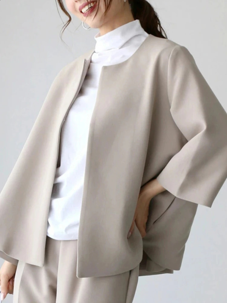 Fashion Elegant Pant Sets Womens Business Suits Ladies Suits Office Wear Formal Blazer Jacket Sets for Women 2 Pieces 250210