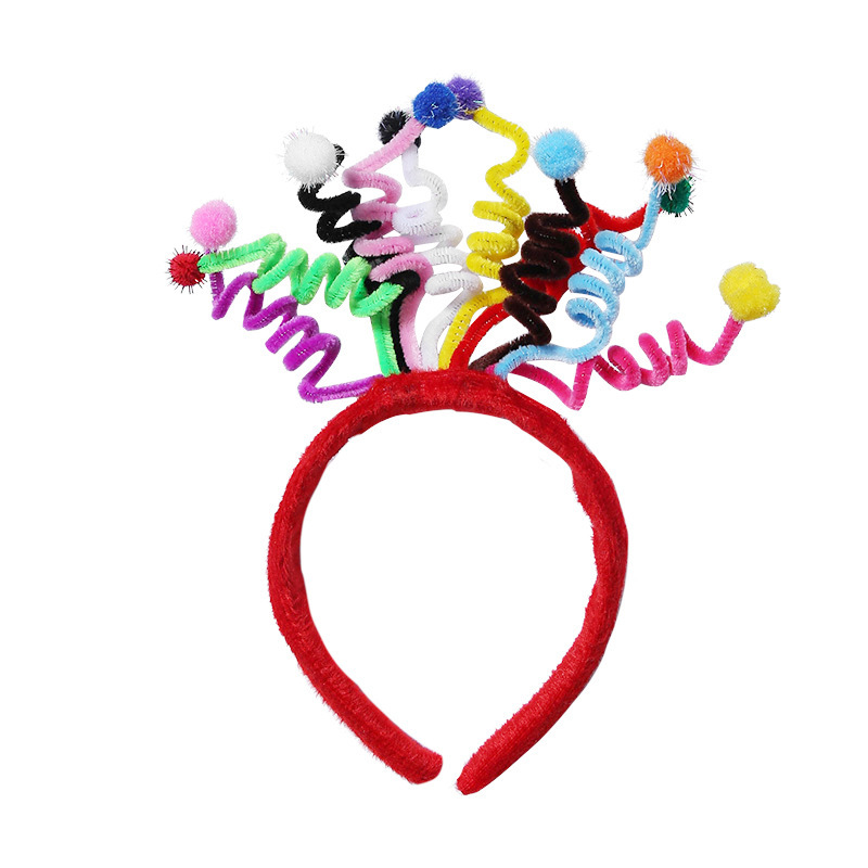 Adorable Spring-Loaded Hair Band - Fun Party and Festival Decoration in Korean Style