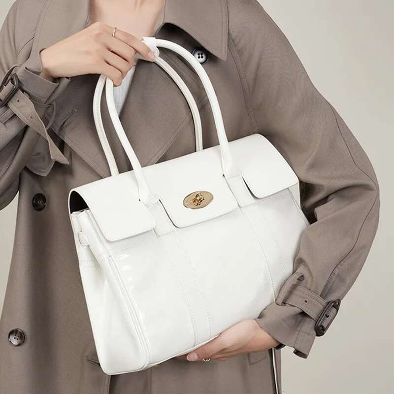 New Design Handbag Soft Genuine Leather Women Top-Handle Large Capacity High Quality Shoulder Bag For Female