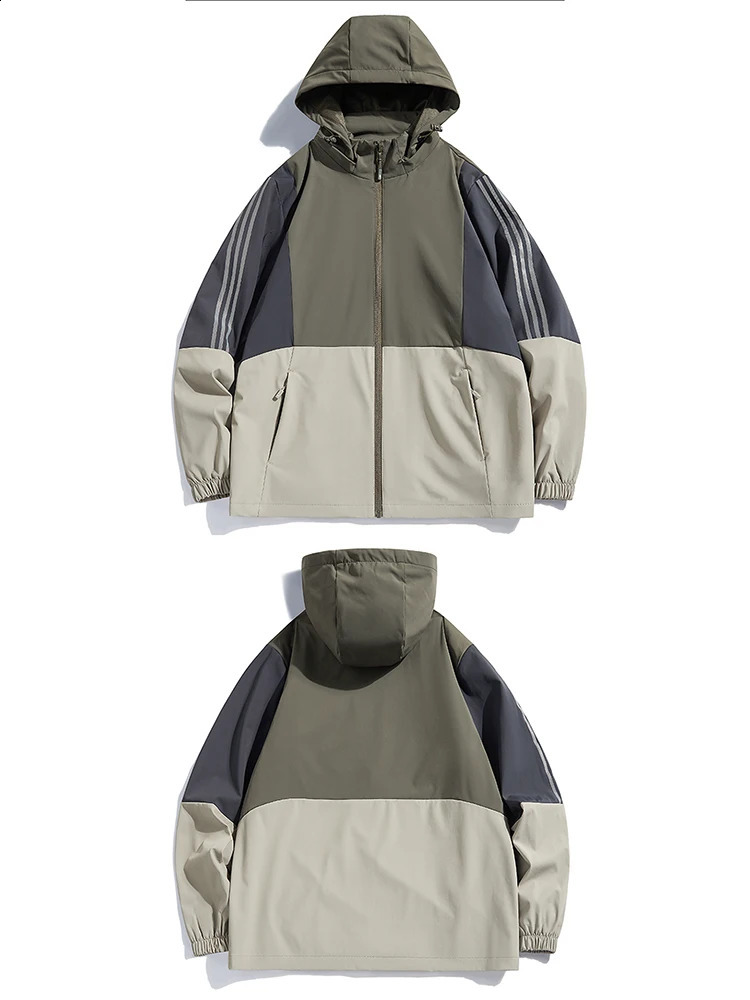 Mens clothing Rain Summer Rainproof mens jacket Windproof Sun protection sports Autumn outdoor Breathable 250210