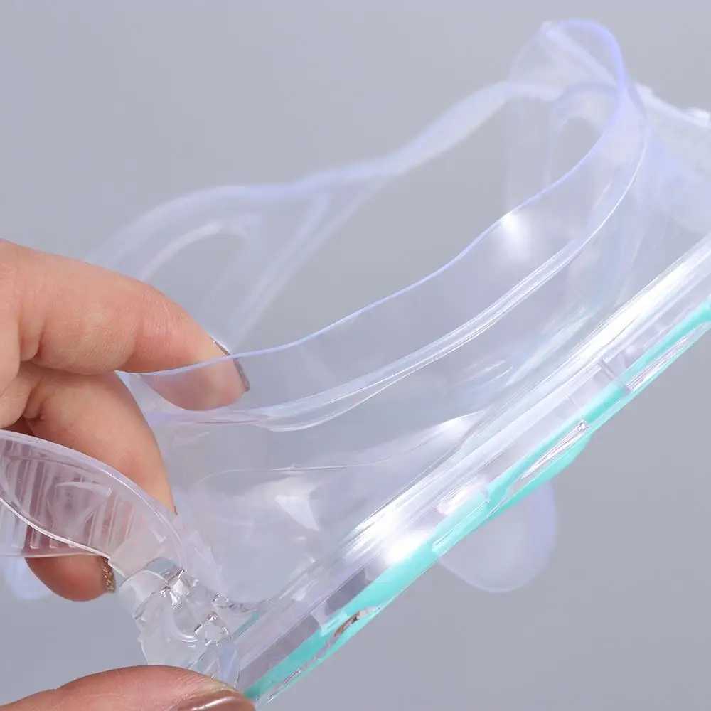 PVC Strap Kids Swim Goggles Anti Fog PC Glass Snorkel Swimming Goggles with Nose Cover Vibrant Colors Child Diving Mask Boys Z250215