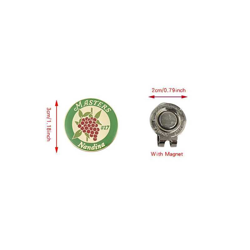 Magnetic Metal Golf Cap Clips Golf Hat Clip Various Styles Golf Accessories For Golf Ball Mark Marker Golf Gift Drop ShipW250215
