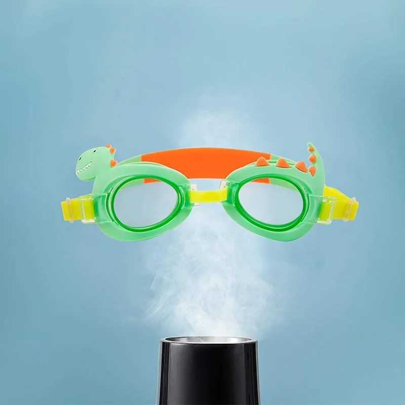 Colorful Childrens Diving Glasses Children Swimming Goggles Waterproof Anti Fog Adjustable Glasses Z250215