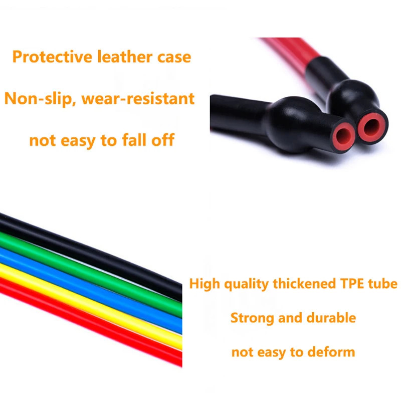 5 Levels Resistance Bands with Handles Training Exercise Tube Band Pull Rope Fitness Elastic Workouts Strength Equipment 250213