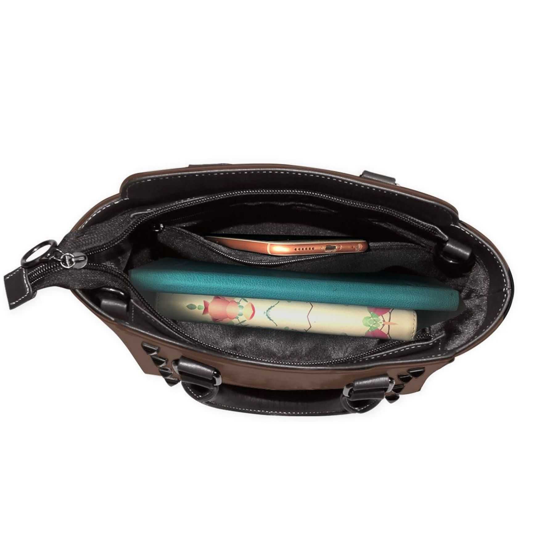 NXY Women Leather Rivet Shoulder Bag Luxury Designer Bags Large Tote Bag Woman Handbags High Quality Messenger Bags 250215