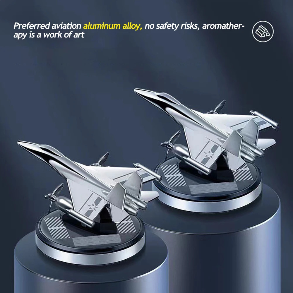 Car Perfume Aroma Car Solar Power Car Air Freshener Airplane Rotating Aroma Oil Diffuser Lasting Fragrance 250214