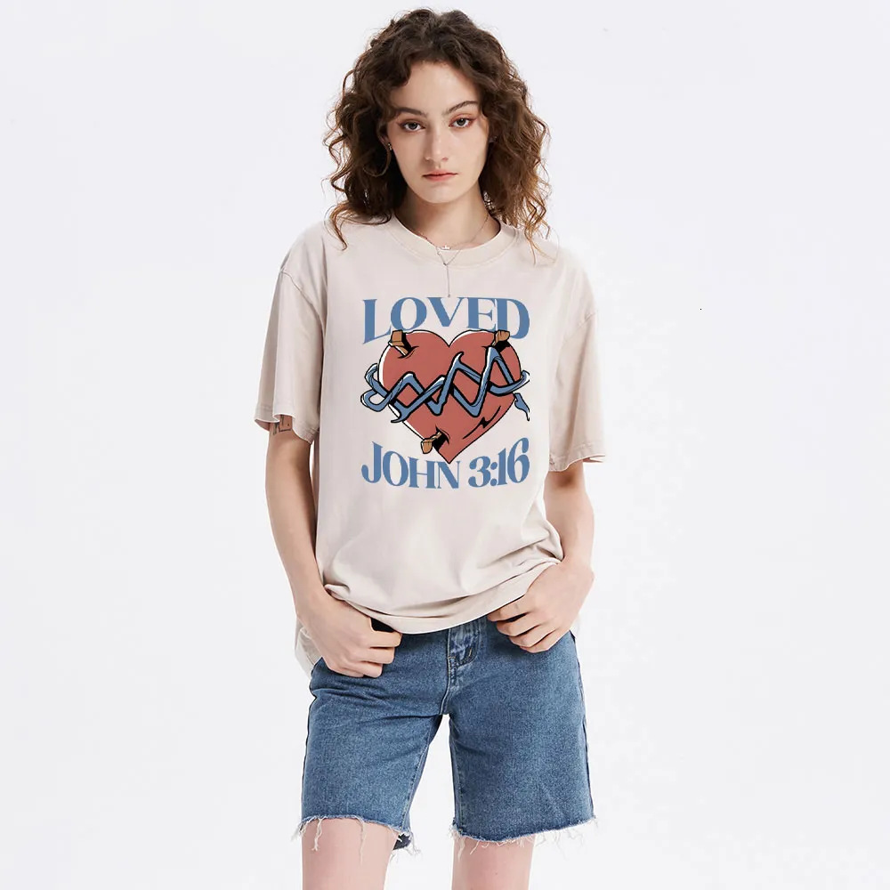 Designer 2025 Fashion Trend Versatile Love Letter Printed Short Sleeve Round Head Casual T-shirt