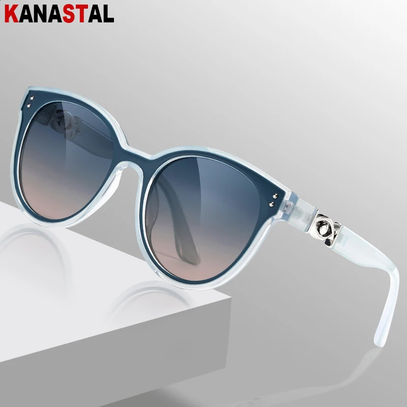 Polarized Sunglasses Women Fashion UV400 Sun Glasses TR90 Men Eyeglasses Frame Sunscreen Beach Travel Anti Shade Eyewear 250214