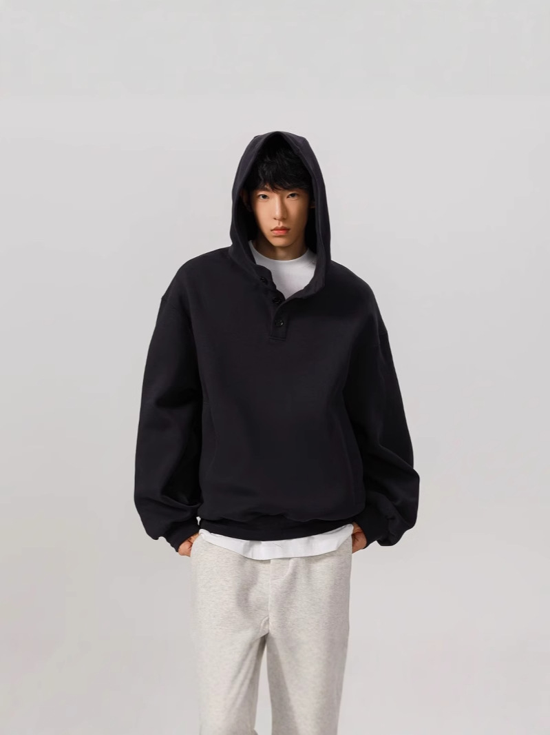 M23153 Sweatshirts for men spring 2025 new styles for inner wear loose heavyweight