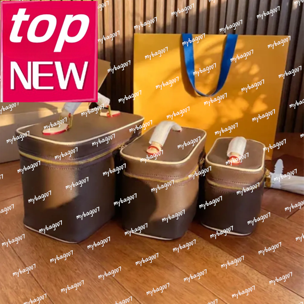 Brown Leather Crossbody Bag for Women - Designer Cosmetic Pouch with Shoulder Strap, Portable Makeup Organizer, Beauty Box Purse for Travel and Everyday