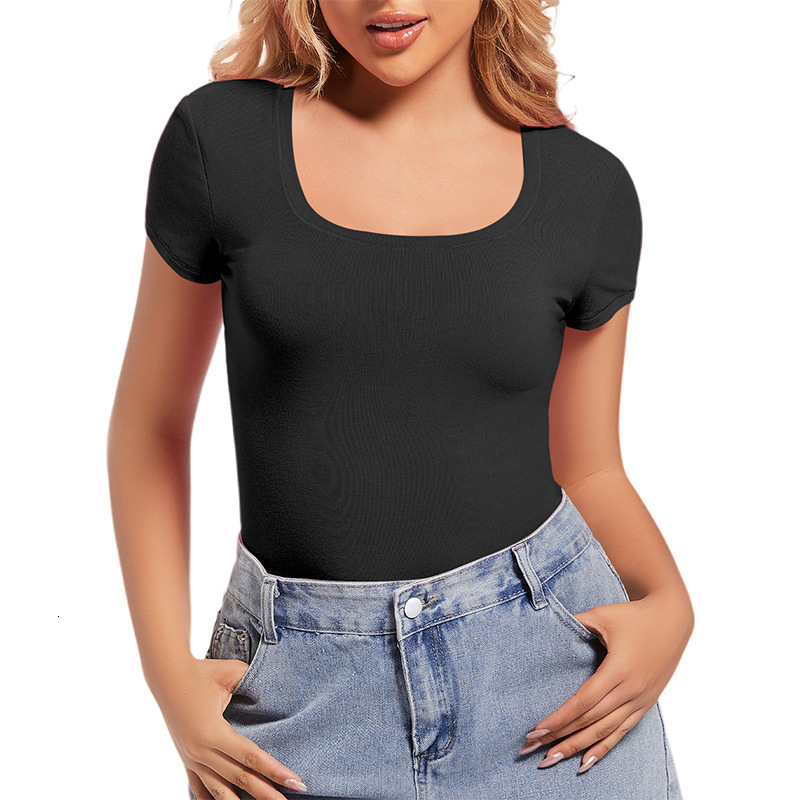 Designer Fashion Trend High-quality Pure Cotton Fashion Plus Size Slim Fit Short Sleeved T-shirt Top