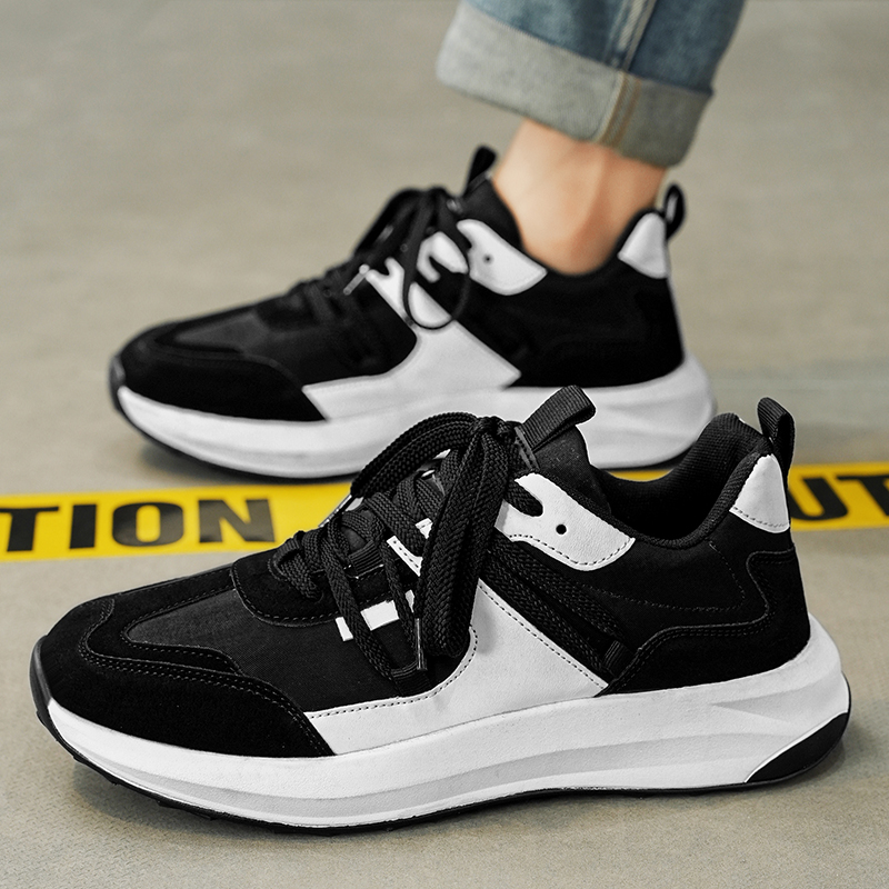 Men Sports Shoes Simple Style Versatile Design Sense Running Sneakers Triple Black Blue Green Free shipping