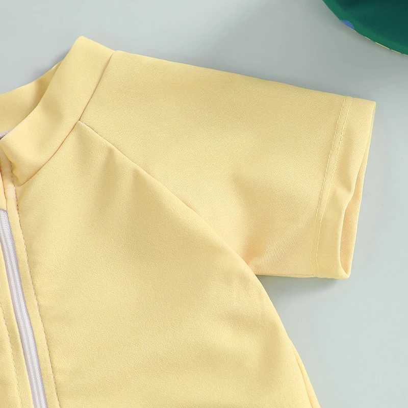 Toddler Boys Rash Guard Set 3 Piece Swimsuit Suit Short Sleeve Tops Turtle Print Swim Trunks Swim Cap Bathing SuitXJ250214