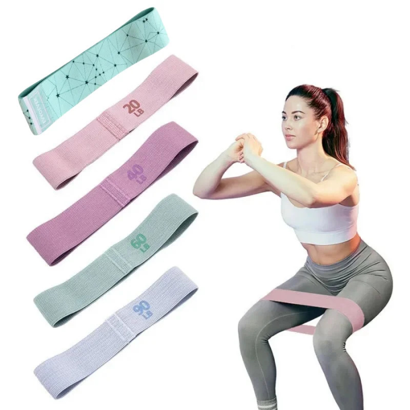 Hip Training Program Resistance Band Elastic Strength Round Female Fitness Male Exercise Stretch Ring Tension 250213