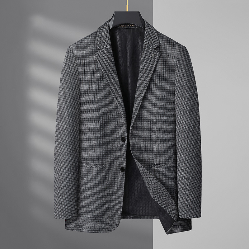 Z211Thick Material Plus Size Men's Business Suits Perfect for Fall and Winter Seasons