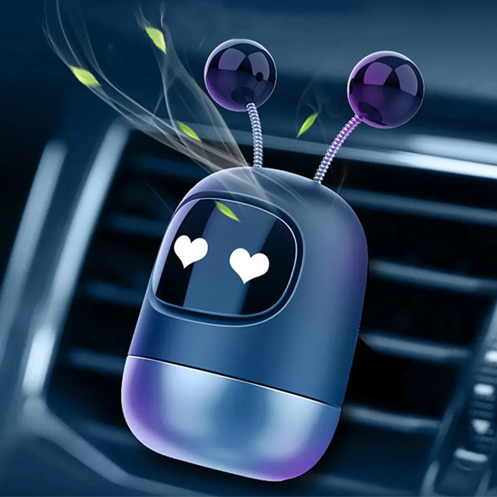 Send 3 Paste Car Aroma Car Inside Air Vent Clips Robot Decorative Ornaments Solid Fragrance Paste Air Freshener 250214