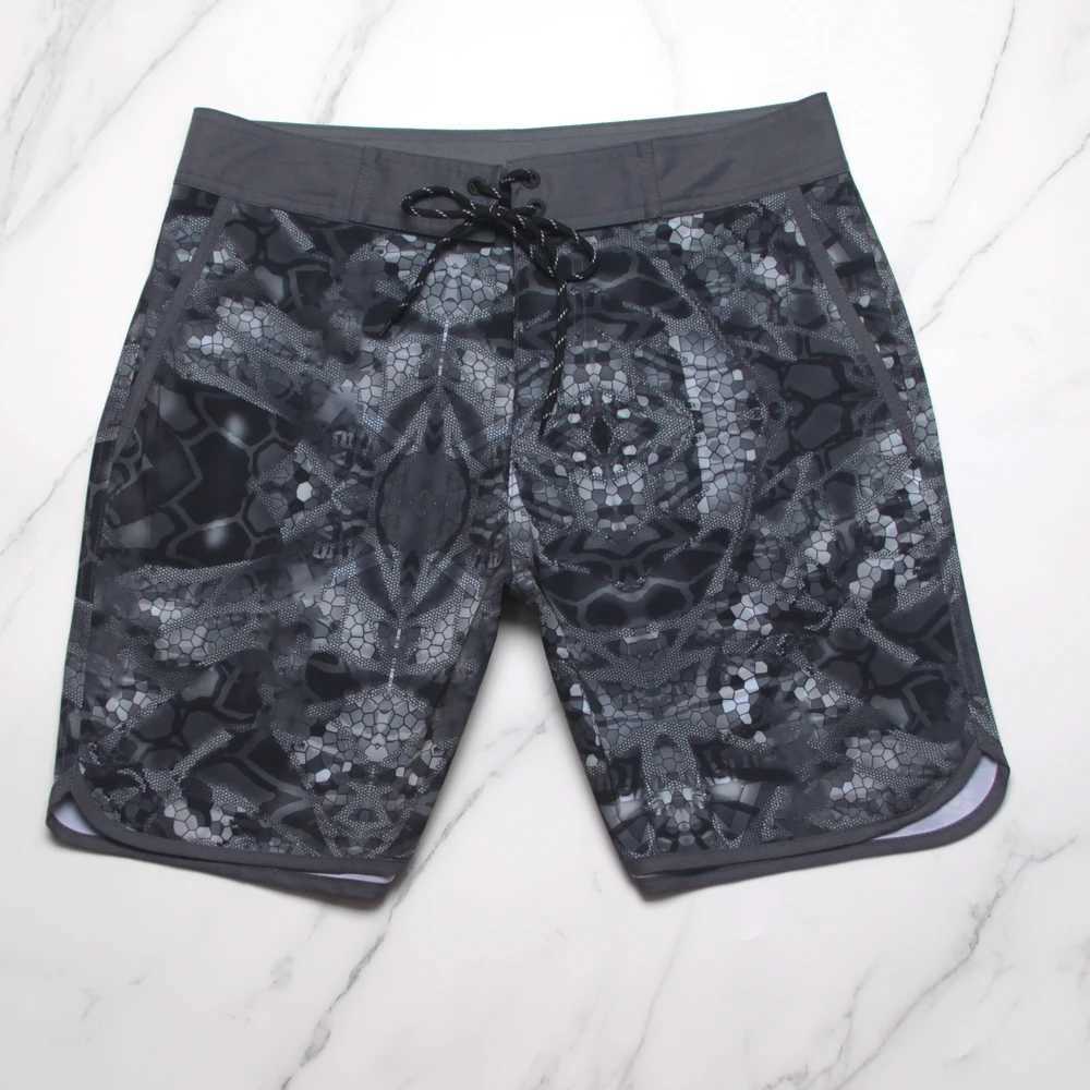 Fashion Snake Pattern Man Boardshorts Surfing Swimwear Beach Sport Trunks 4-way Stretch Quick-dry Waterproof Homme Bermuda W250215