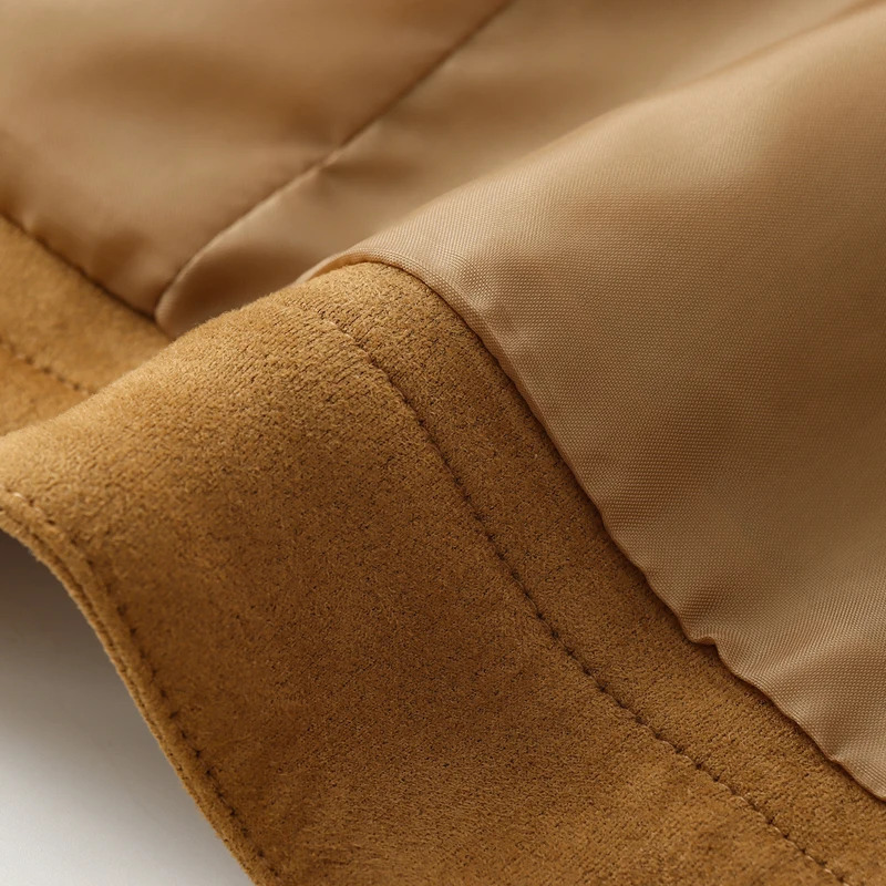 TRAF Cropped Faux Leather Jacket Womens Autumn Long Sleeve Short Bomber Outerwears Ladies Fashion Casual Camel Coat 250211