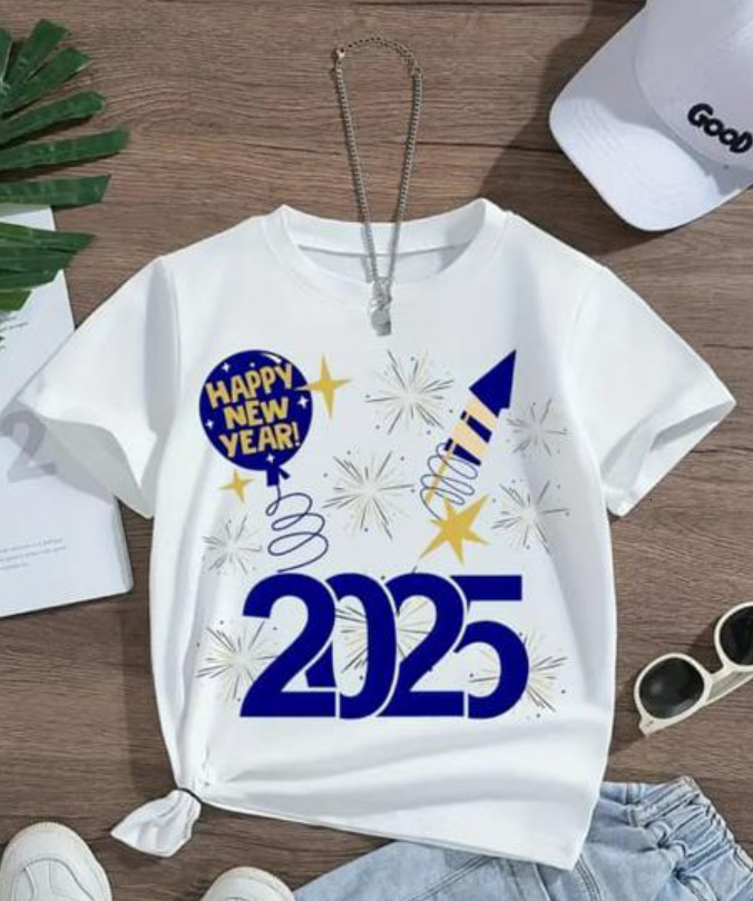 Designer Fashion Trend Versatile 2025 Round Neck Large Short Sleeved Women T-shirt