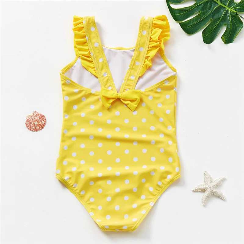 2025 Girls Kids One Pieces Swimsuit Beach Swimwear Bathing Suit Print Kids Girl Bikinis Bodysuit SummerXJ250214