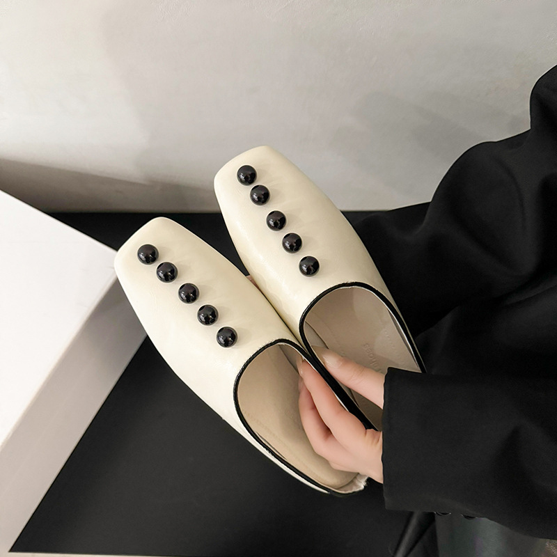 Women Casual Shoes Design Sense Simple Style Versatile Flat Bottom Triple Black Beige Free shipping