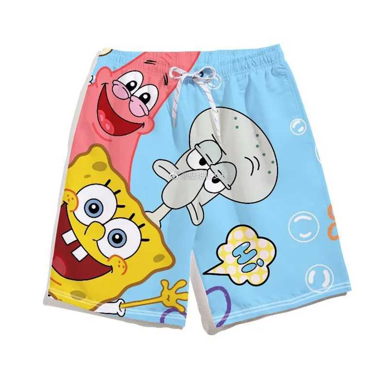 SquarePants Vacation Beach Pants Summer Couple SLeep Pants Quick drying Sports Pants Mens and Womens Casual Pants W250215