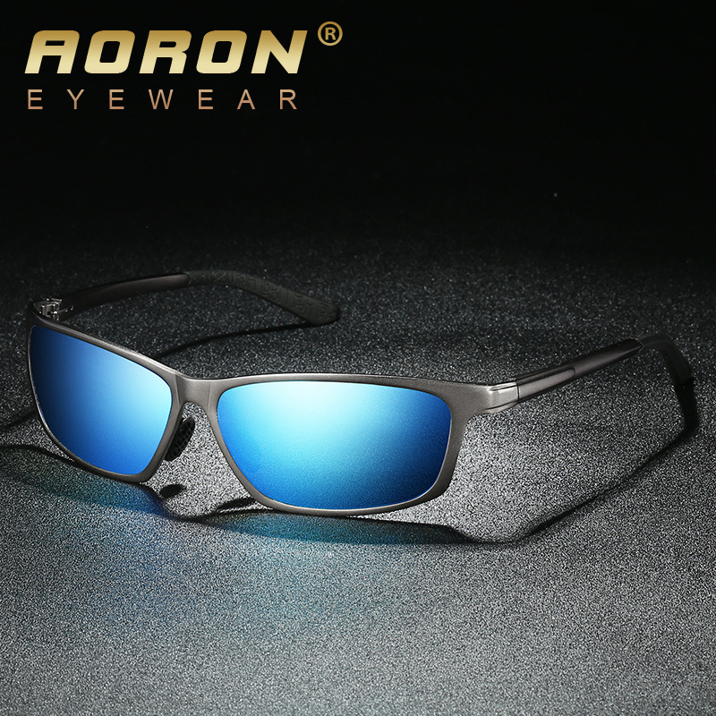 New designer sunglasses for women Aluminum Magnesium Polarized fashion Men's Outdoor Cycling Night Vision Glasses