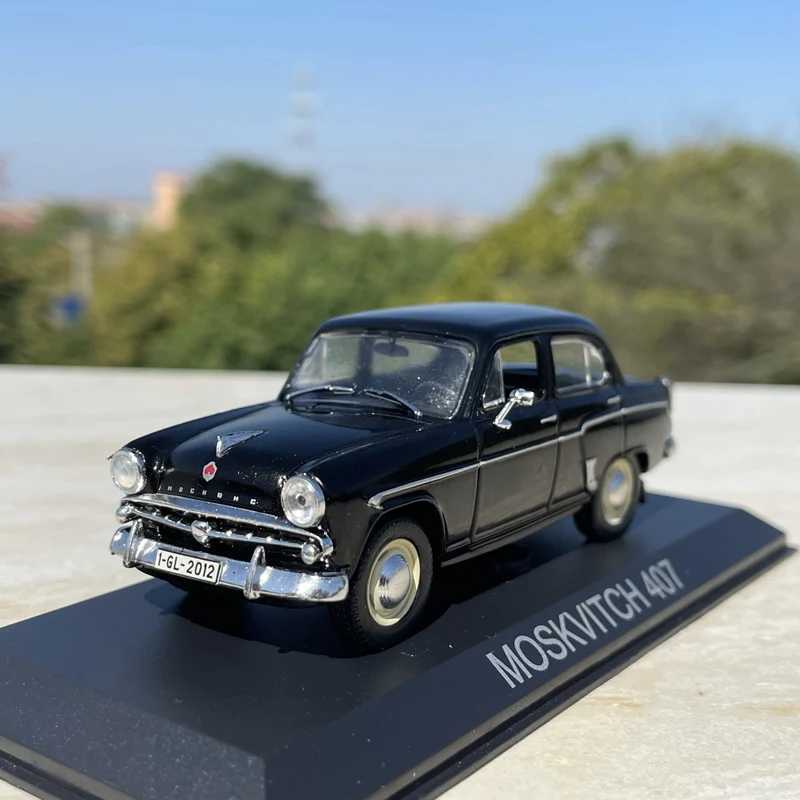 Top Quality 1/43 Moskvich 407 Alloy Classic Old Diecast Metal Retro Vintage Vehicles Car Model Simulation Collection Kids Toy Giftt250215