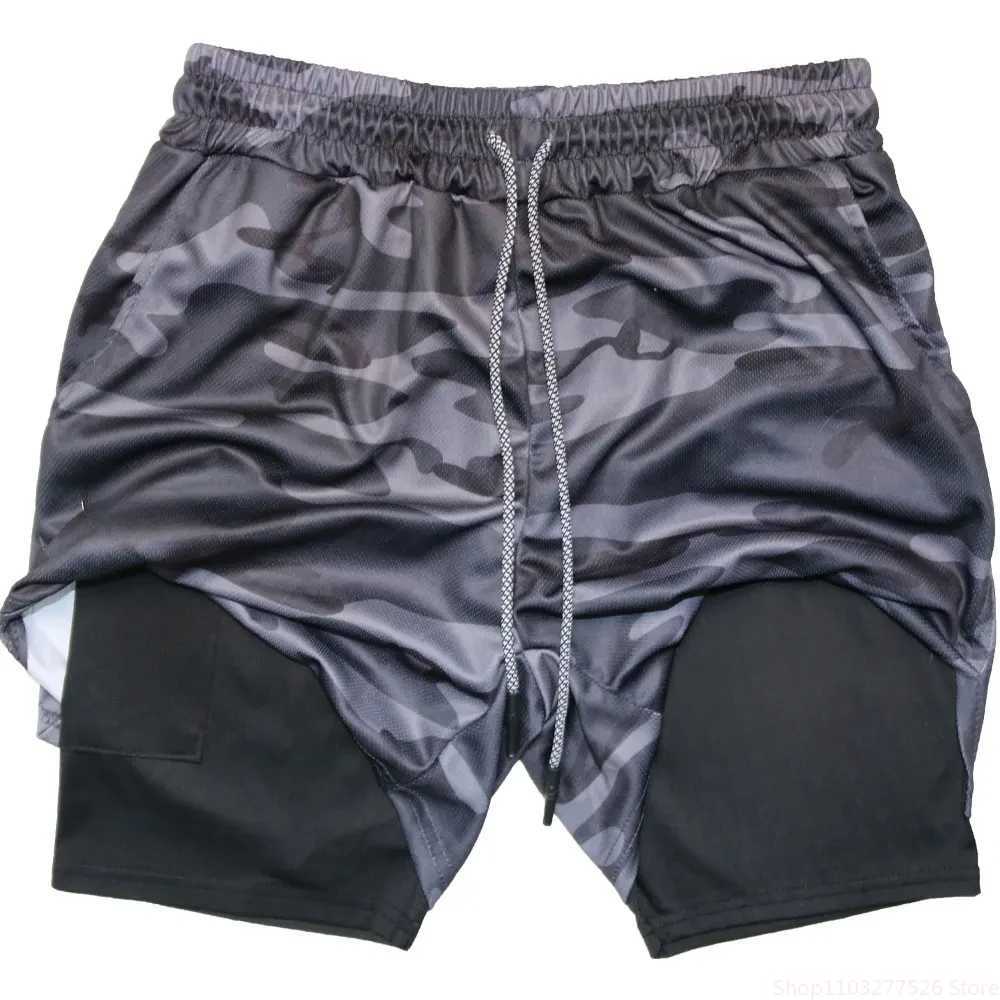 Mens Two-in-one Multifunctional Shorts Summer Quick-drying Casual Breathable Sports Pant Boxing Jiu-jitsu Training Shorts M-3XL W250215
