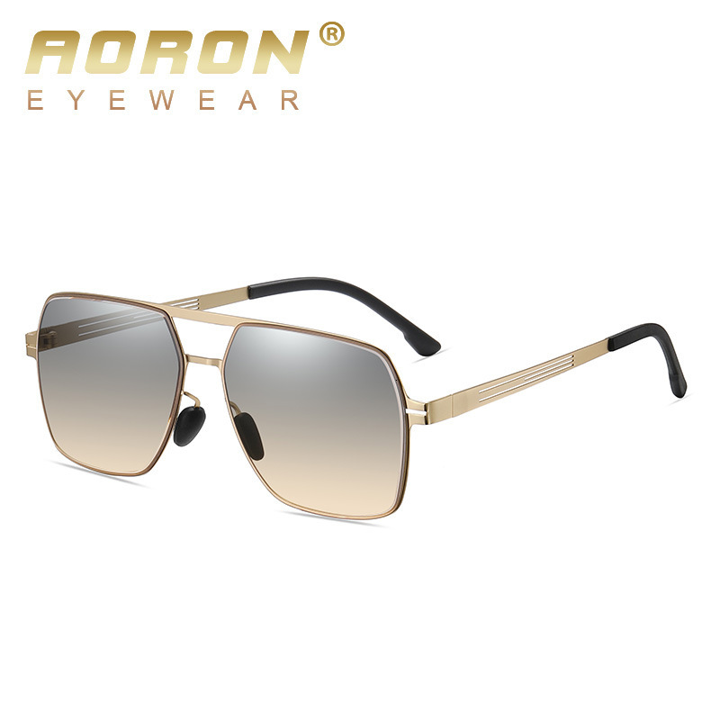 New Double Beam Driving Fashion Men's Metal Frame Outdoor designer sunglasses for women