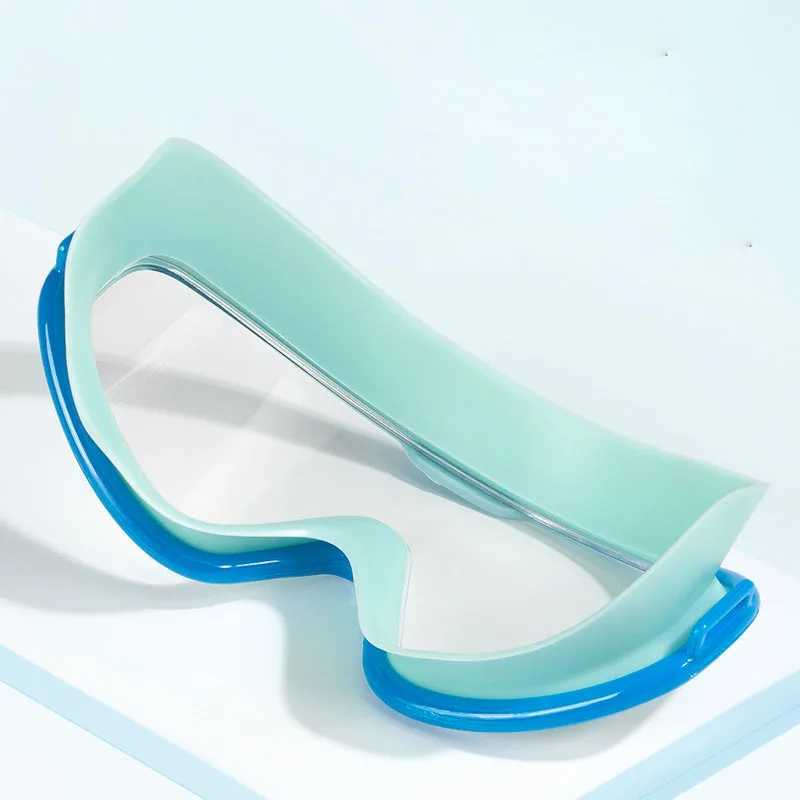 Adult Large Frame Swimming Glasses High-definition Waterproof Anti-fog Silicone Swimming Goggles Childrens Swim Goggles Z250215