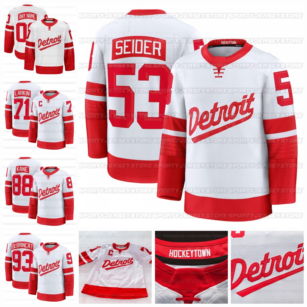 Larkins Lucas Raymond 2025 Stadium Series Jersey Vladimir Tarasenko Patrick Kane Moritz Seider Ben Chiarot Simon Edvinsson Campbell BRANDSEGG-NYGARD