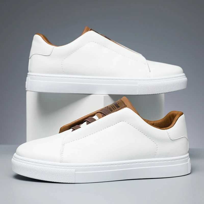 hot Classic Casual Big Size 48 Fi White Sneakers Man Leather Designer Platform Flats Mens Skateboard Shoes Y250215