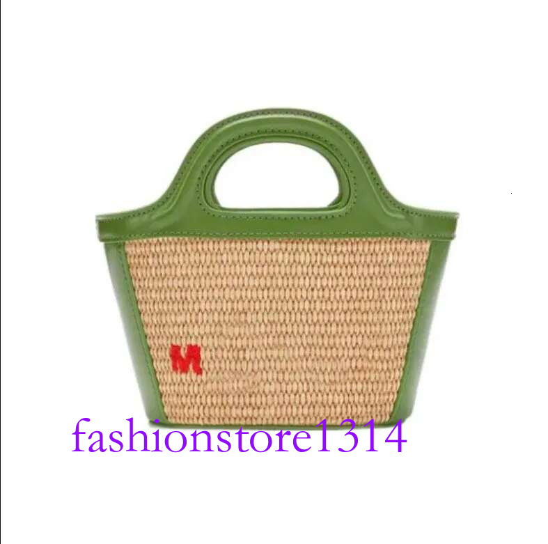 Classic B6 Bags Shoulder Summer Vegetable 2024 Handbag Straw Basket Woven Bag Shopping Leather Beach Gir bb1 68