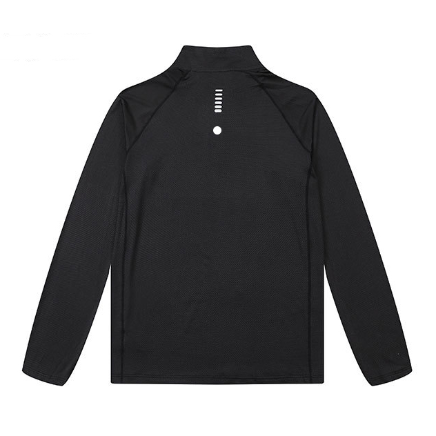L-369 Men's Outdoor Long-Sleeve Sports Shirt - Quick-Dry, sports jacket for men, Breathable, Fitness Zipper Stand Collar Top for Autumn & Winter