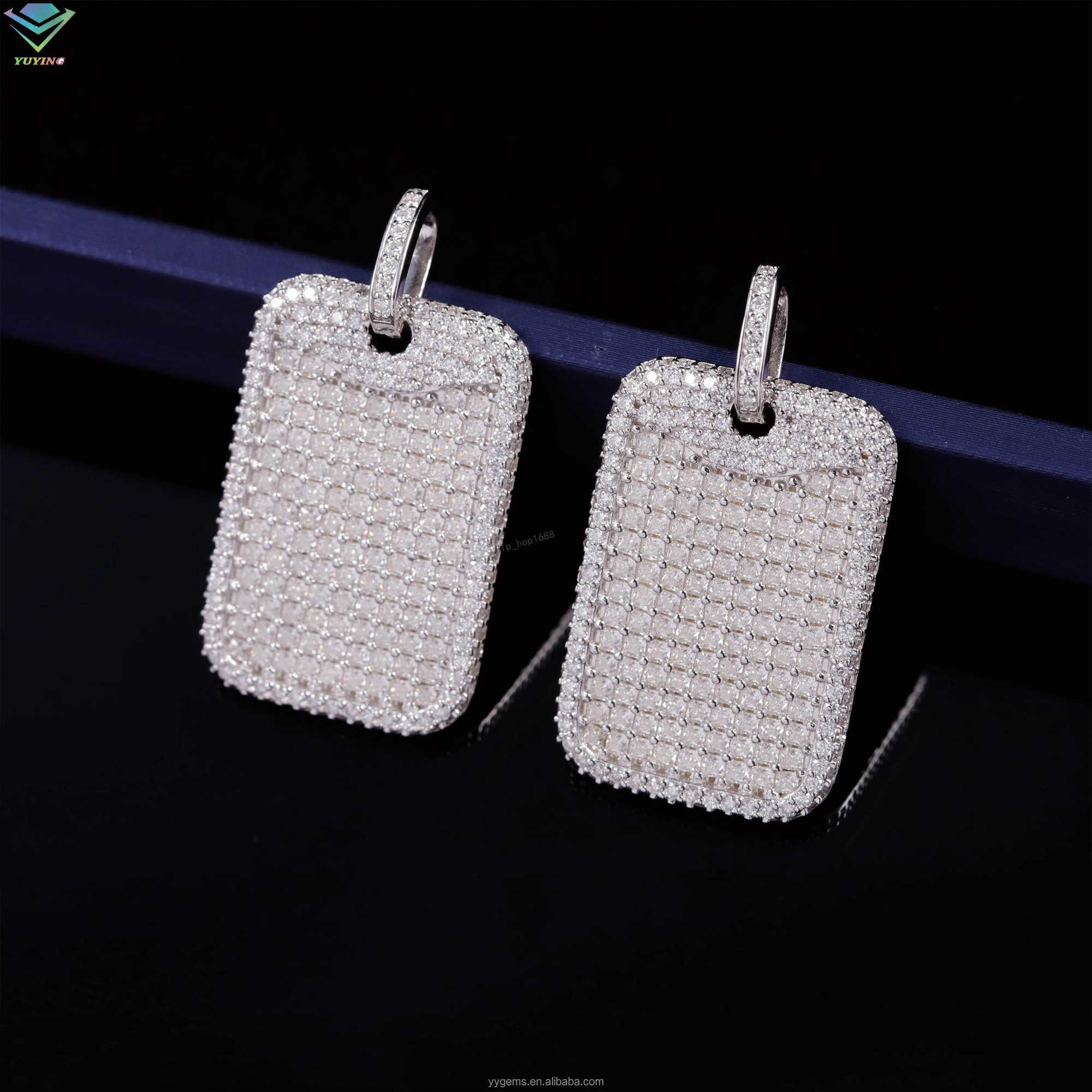 Fashion Hip Hop Pendant for Men Women 925 Sterling Silver Ice Out Moissanite VVS Diamond Pendant for Necklace