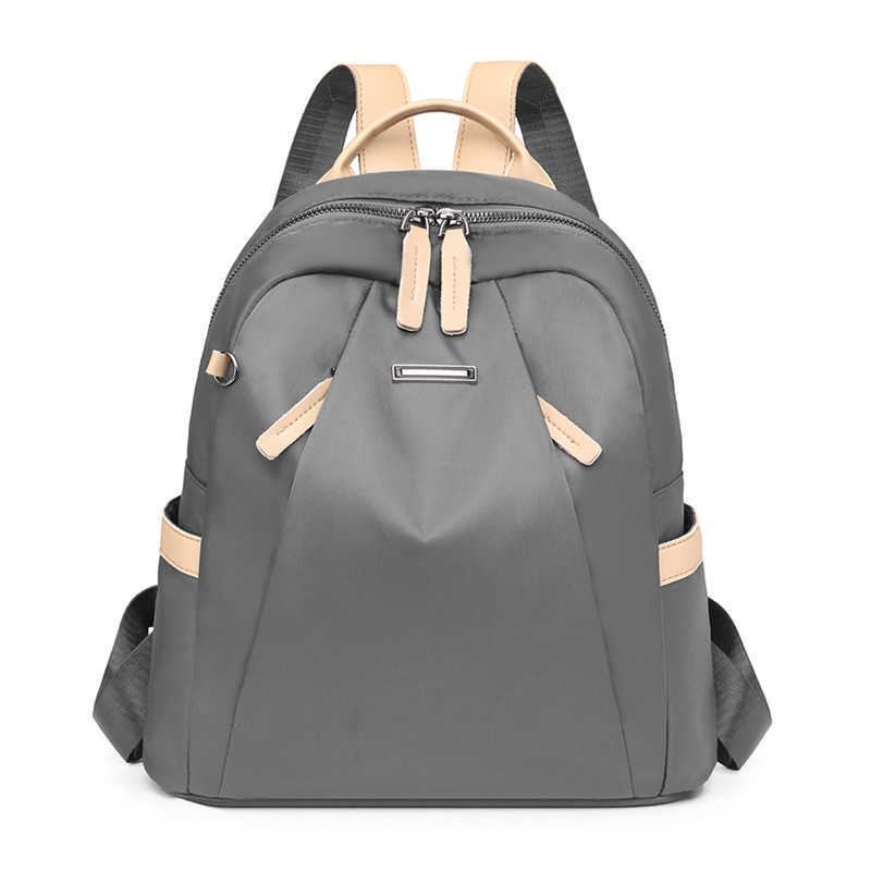 Oxford Cloth Backpack Lightweight Travel Bag New Large Capacity Casual Womens Backpack Commuting Backpack