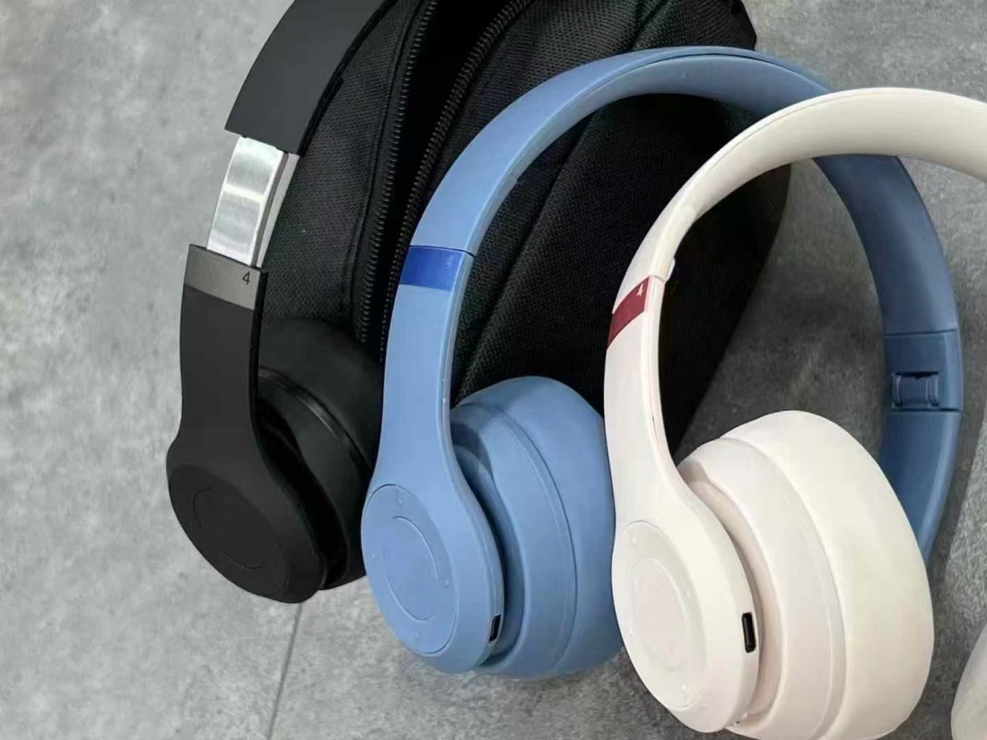 New wireless studio solo pro 4 headphones Bluetooth headphone Magic Noise-cancelling Sound Recorder Gaming earphone pro Pop-up window earbuds headset 