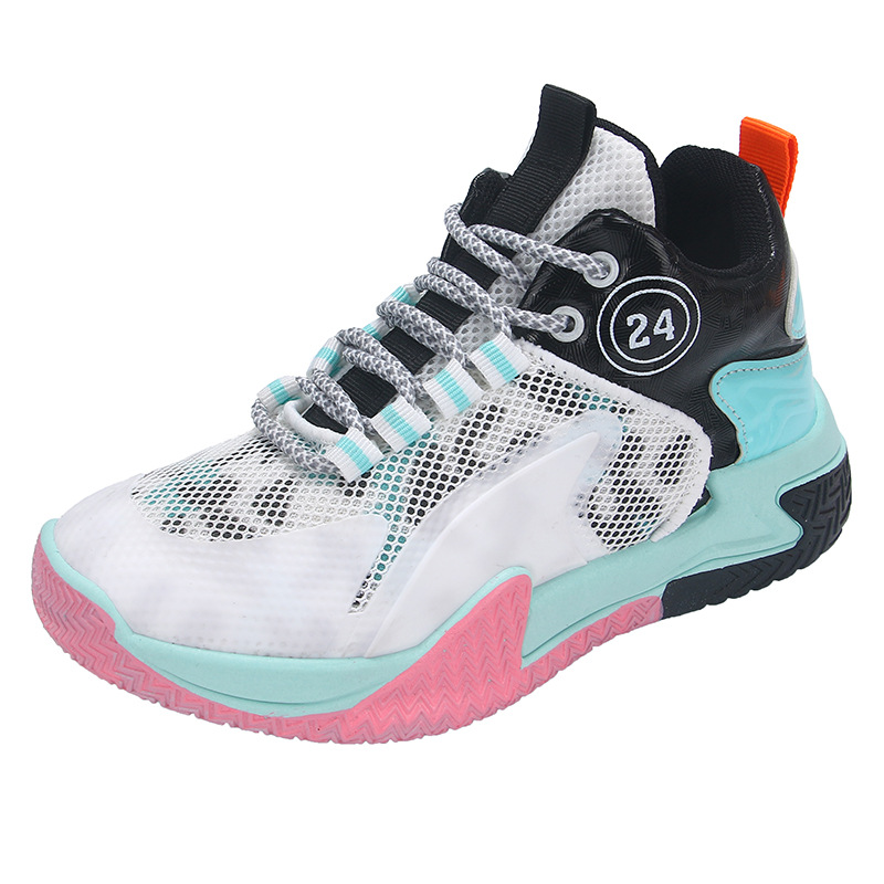 Kids Basketball Shoes Boys Sneakers Non-slip Toddler Trainers Basketball Shoes Outdoor Youth Children Sport Shoes Sizes 11C-6.5Y