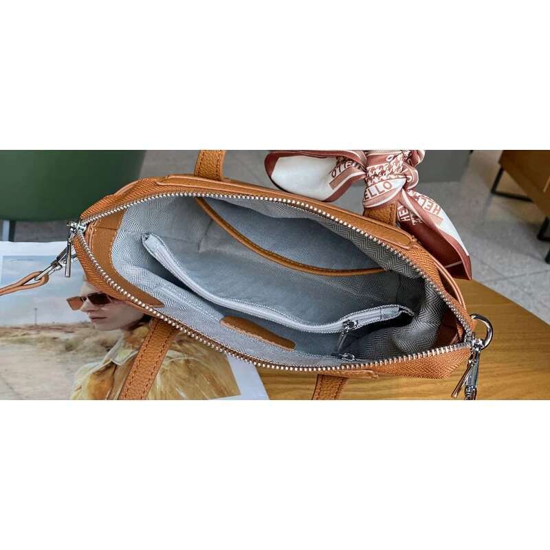 Women Genuine Handbag, T Leather Tote, 100% Natural Cow Skin Shoulder Bag,Female Cross-Body Bag,D413