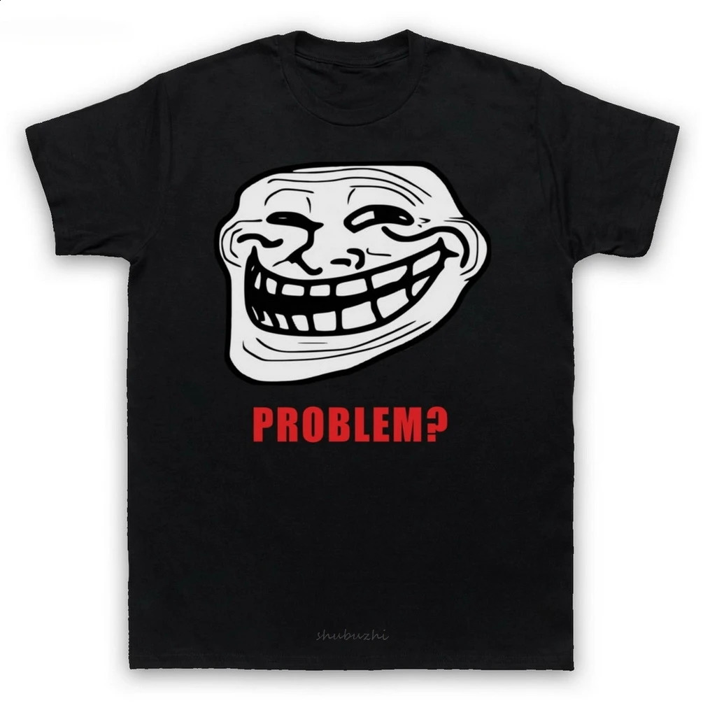 TROLLFACE MEME RAGE COMIC FUNNY TROLL JOKE INTERNET Mens Womens s T-Shirt TEE Shirt for Youth Middle-age Old Age 250213