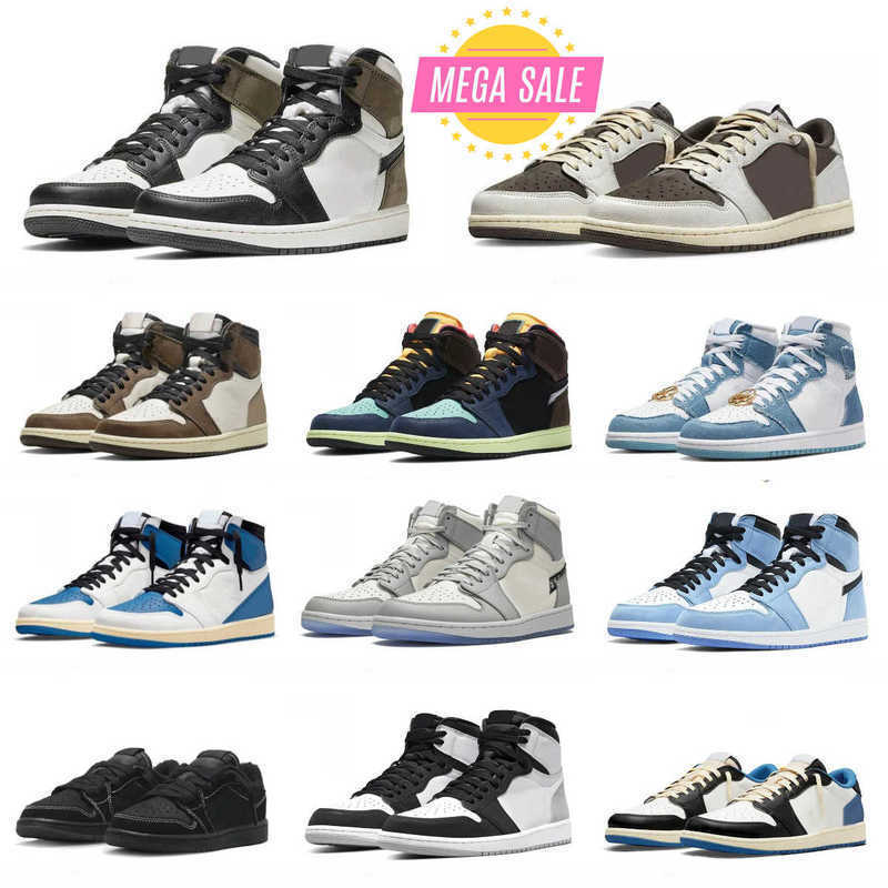 Trainers 1 Mens Basketball Shoes J1 High Low True Turbo Blue Pine Lucky Green Sports Tennis DARK Mocha Chicago OG Bio Hack Denim Stage Haze Women Sneakers P55