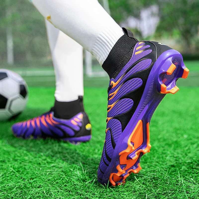 Original Men Field Boots Professional Turf Cleats Soccer Indoor Futsal Non Slip Training Football Shoes