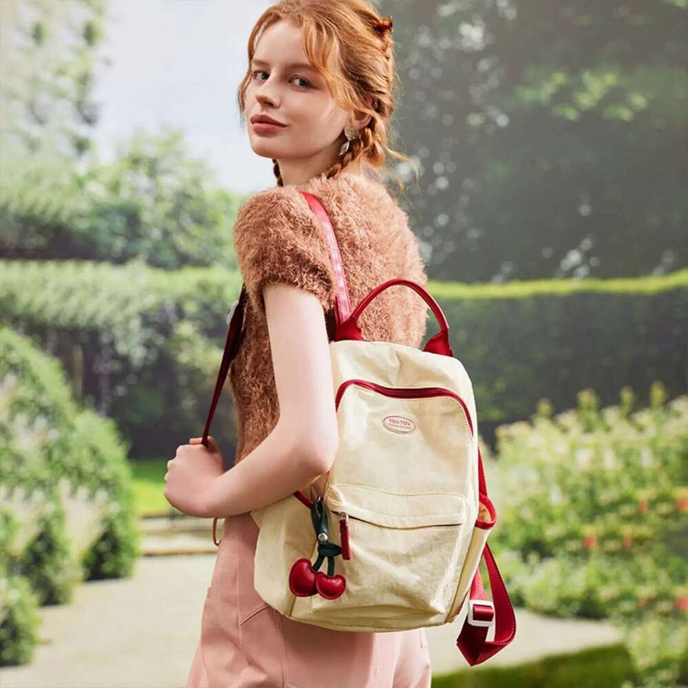 TOUTOU Women Backpack Large Capacity Student Book Bag Original Designer Brand Travel Handbag School Christmas Gift Practical