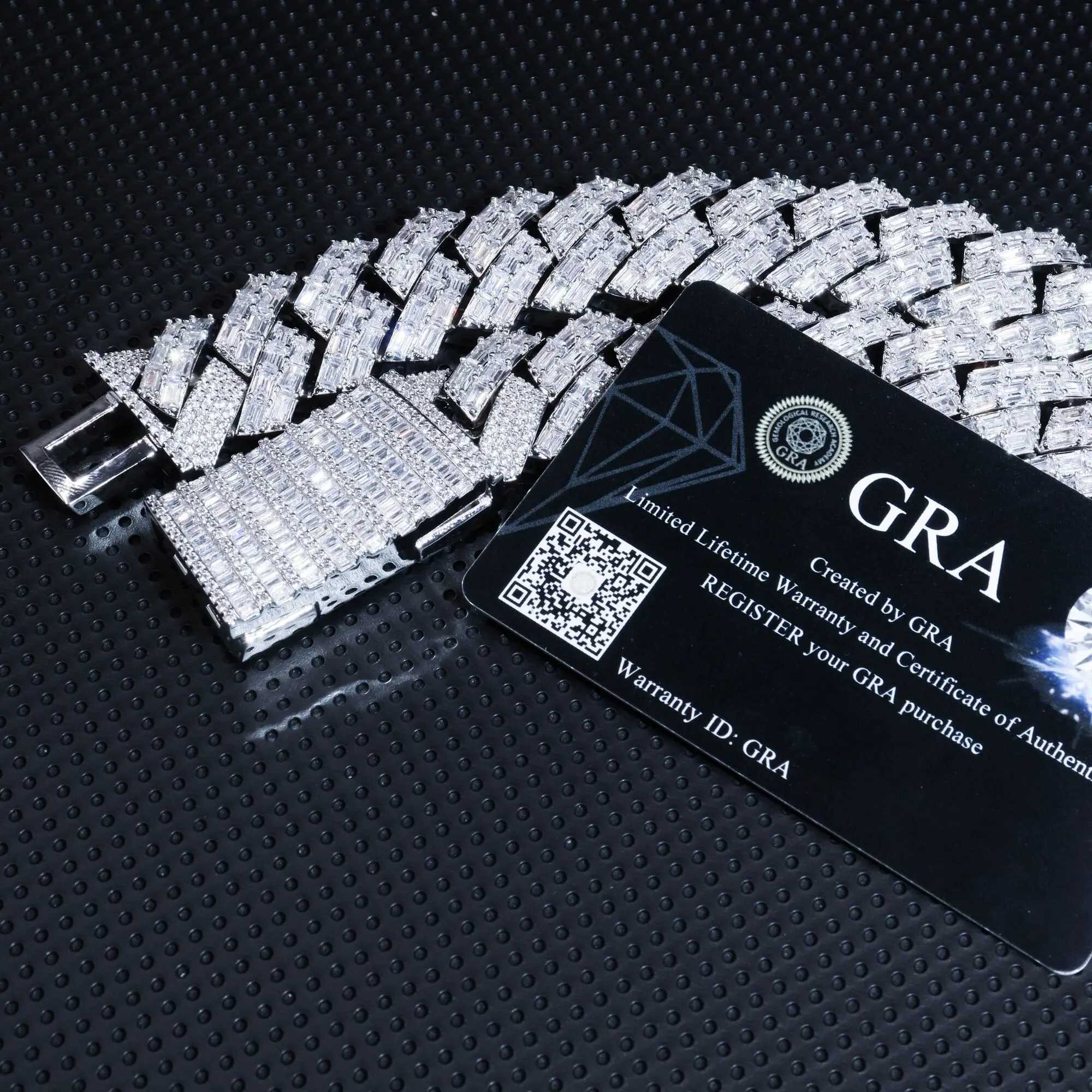 20mm Sell Hiphop Fine Jewelry Necklaces 925 Sterling Silver Necklace Moissanite Europe and the United States Popular